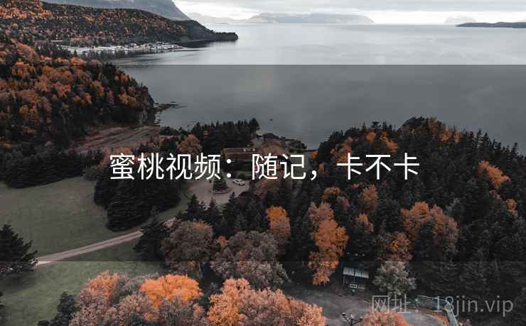 蜜桃视频：随记，卡不卡