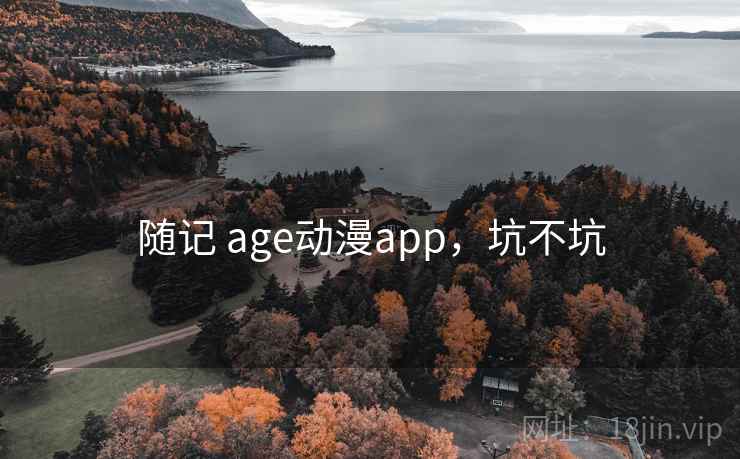 随记 age动漫app，坑不坑